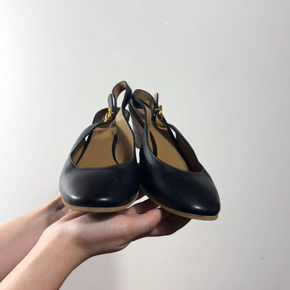 Chloe leather ballet